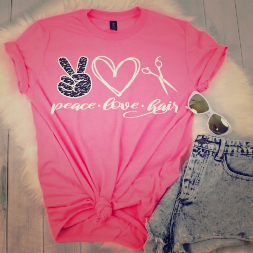 Hair graphic T-shirt NEW